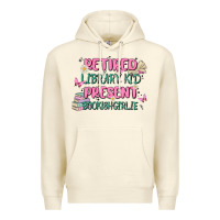 Sandshell retired library kid present bookish girlie Premium Hoodie - MaliasSmallBusiness