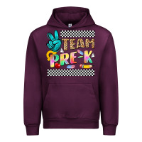Mauve Wine team pre k Urban Hoodie - NancyCooperArtShop