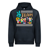 Navy team pre k Urban Hoodie - NancyCooperArtShop