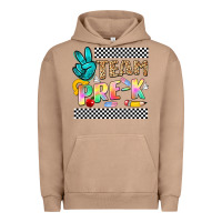 Pigment Burro team pre k Urban Hoodie - NancyCooperArtShop