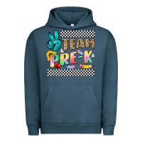 Pigment Midnight Navy team pre k Urban Hoodie - NancyCooperArtShop