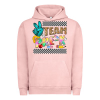 Pigment Salmon team pre k Urban Hoodie - NancyCooperArtShop