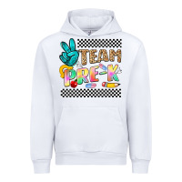 White team pre k Urban Hoodie - NancyCooperArtShop