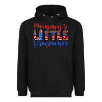 Black mommy’s little firecracker Heavyweight Hoodie - JahusDesignShop