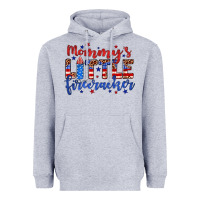 Heather Grey mommy’s little firecracker Heavyweight Hoodie - JahusDesignShop