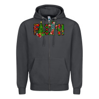 Smoke christmas faith with cross Zipper Hoodie - CowhideDigitalArt