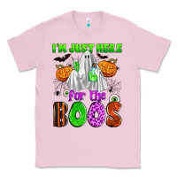 Bubblegum Pink i'm just here for the boos Classic Tee - Zillion Design Studio