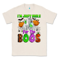 Natural i'm just here for the boos Classic Tee - Zillion Design Studio