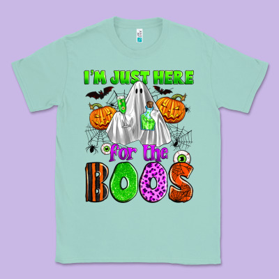 I'm Just Here For The Boos Classic Tee Designed By Zillion Design Studio