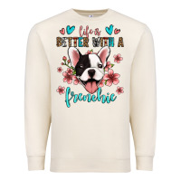 Sandshell life is better with a frenchie Premium Sweatshirt - Jasminsmagicworld