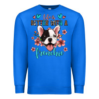 True Royal life is better with a frenchie Premium Sweatshirt - Jasminsmagicworld