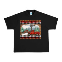 Black christmas farm and truck Urban Heavy Tee - RanaPortraitStore