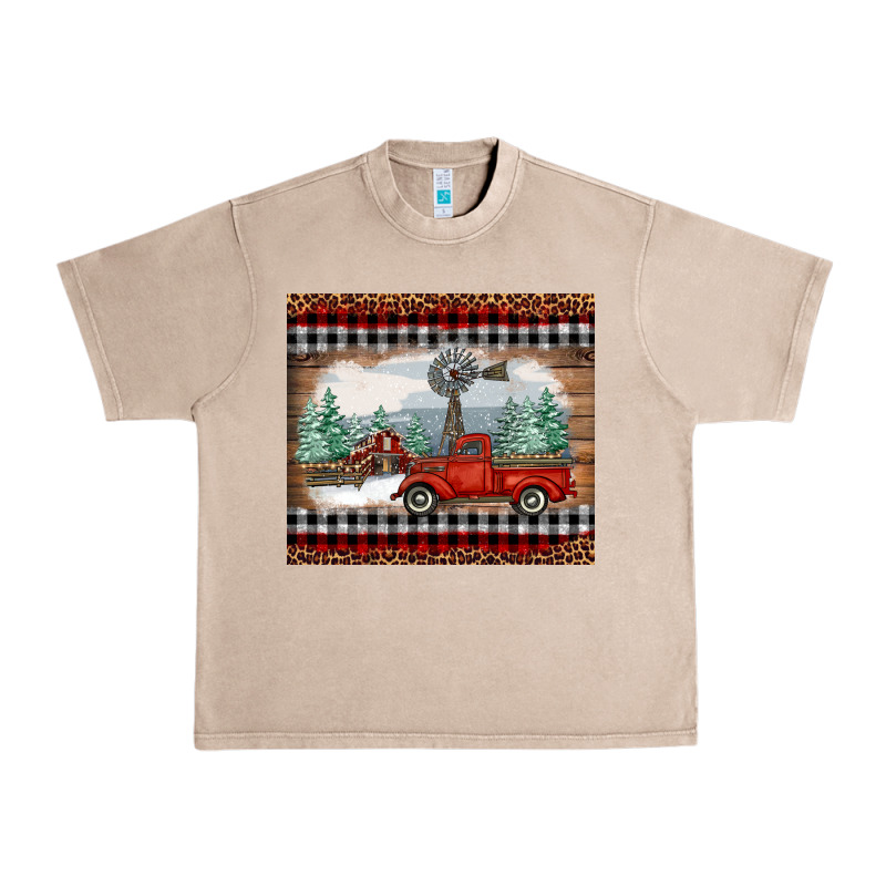 Christmas Farm And Truck Urban Heavy Tee by RanaPortraitStore | Teevron