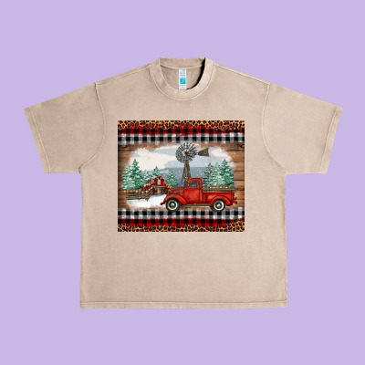 Urban Heavy Tee christmas farm and truck
