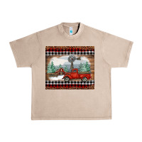 French Oak christmas farm and truck Urban Heavy Tee - RanaPortraitStore