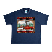 Navy christmas farm and truck Urban Heavy Tee - RanaPortraitStore