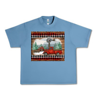 Pebble Blue christmas farm and truck Urban Heavy Tee - RanaPortraitStore