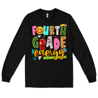 Black fourth grade energy Long Sleeve Tee - texasbilliewilder