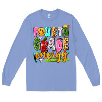 Colony Blue fourth grade energy Long Sleeve Tee - texasbilliewilder