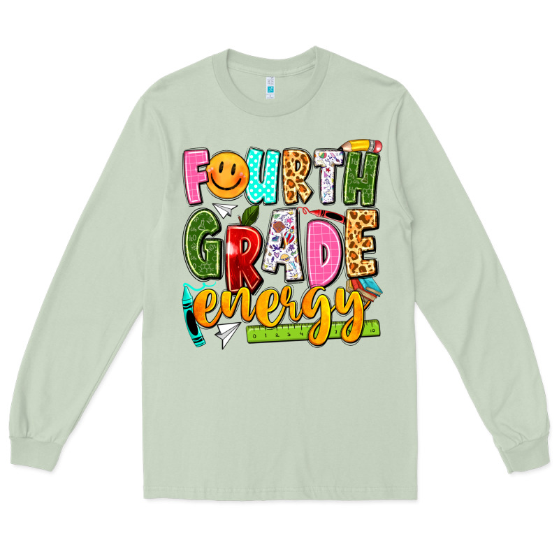Fourth Grade Energy Long Sleeve Tee by texasbilliewilder | Teevron