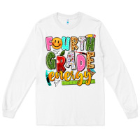 White fourth grade energy Long Sleeve Tee - texasbilliewilder