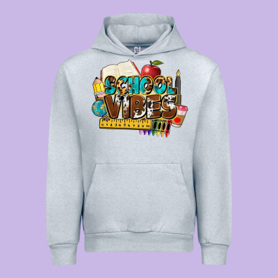 School Vibes Urban Hoodie Designed By Nancycooperartshop