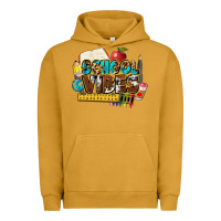 Pigment Peanut Butter school vibes Urban Hoodie - NancyCooperArtShop