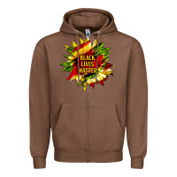 Chestnut black lives matter sunflower Zipper Hoodie - HRA Design Shop