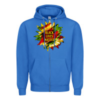 True Royal black lives matter sunflower Zipper Hoodie - HRA Design Shop