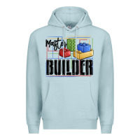 Blue Mist master builder Premium Hoodie - MaliasSmallBusiness