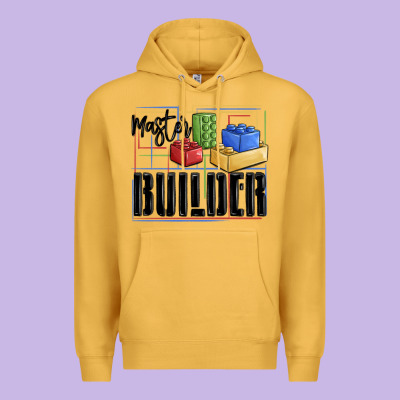 Master Builder Premium Hoodie Designed By Maliassmallbusiness