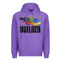 Purple master builder Premium Hoodie - MaliasSmallBusiness