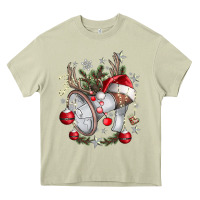 Mossy Merry Christmas Heavy Core Tee - CowhideDigitalArt