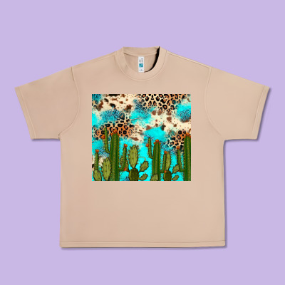 Urban Heavy Tee cactus turquoise leopard cowhide tumbler rana