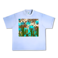 Grape Ice cactus turquoise leopard cowhide tumbler rana Urban Heavy Tee - RanaPortraitStore