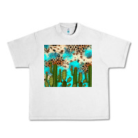 Lunar Rock cactus turquoise leopard cowhide tumbler rana Urban Heavy Tee - RanaPortraitStore