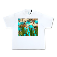 White cactus turquoise leopard cowhide tumbler rana Urban Heavy Tee - RanaPortraitStore