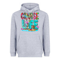 Heather Grey cruise  life Heavyweight Hoodie - AdoDesignShop