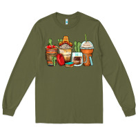 Army Green spanish teacher coffee cups Long Sleeve Tee - Zillion Design Studio