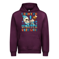 Mauve Wine i don't do winter very well Urban Hoodie - MaliasSmallBusiness