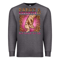 Charcoal Heather daddy and daughter best friends for life Premium Sweatshirt - Artiststas