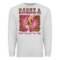 Dove Grey daddy and daughter best friends for life Premium Sweatshirt - Artiststas