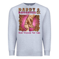 Heather Grey daddy and daughter best friends for life Premium Sweatshirt - Artiststas