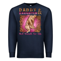 Navy daddy and daughter best friends for life Premium Sweatshirt - Artiststas