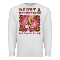Oatmeal Heather daddy and daughter best friends for life Premium Sweatshirt - Artiststas