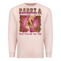 Pale Pink daddy and daughter best friends for life Premium Sweatshirt - Artiststas