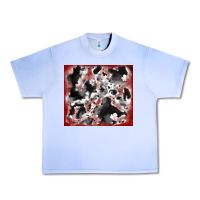 Grape Ice cowhide glitter tooled leather Urban Heavy Tee - RanaPortraitStore