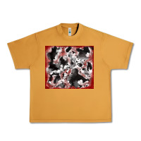 Peanut Butter cowhide glitter tooled leather Urban Heavy Tee - RanaPortraitStore