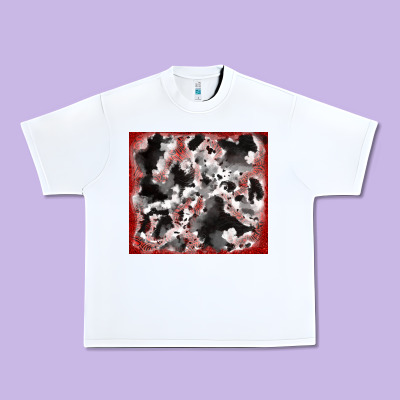 Urban Heavy Tee cowhide glitter tooled leather