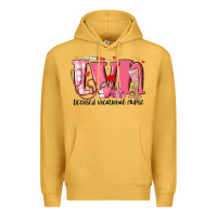 Mustard lvn licensed vocational nurse valentine's day Premium Hoodie - MaliasSmallBusiness